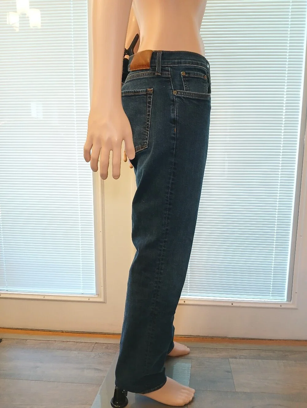 Tecovas Men's Dark Indigo Slim Jeans 38x34